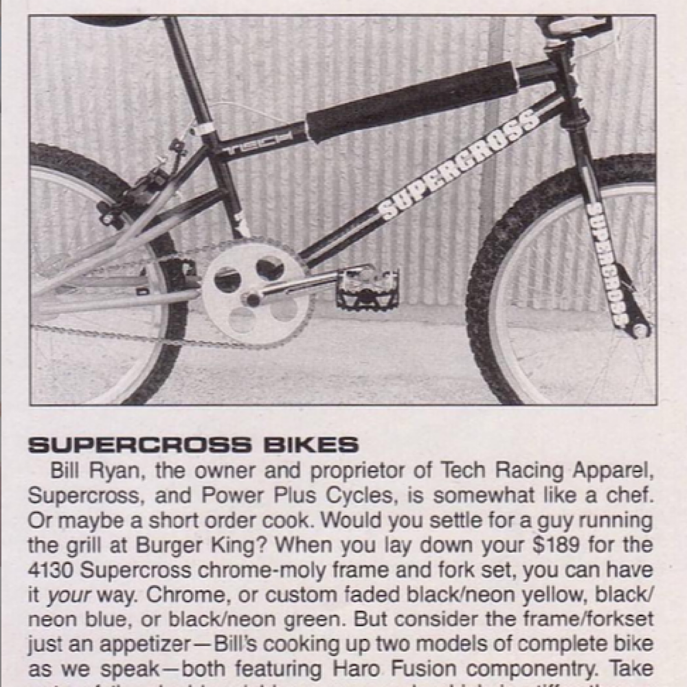The History and Evolution of Supercross BMX Race Frames
