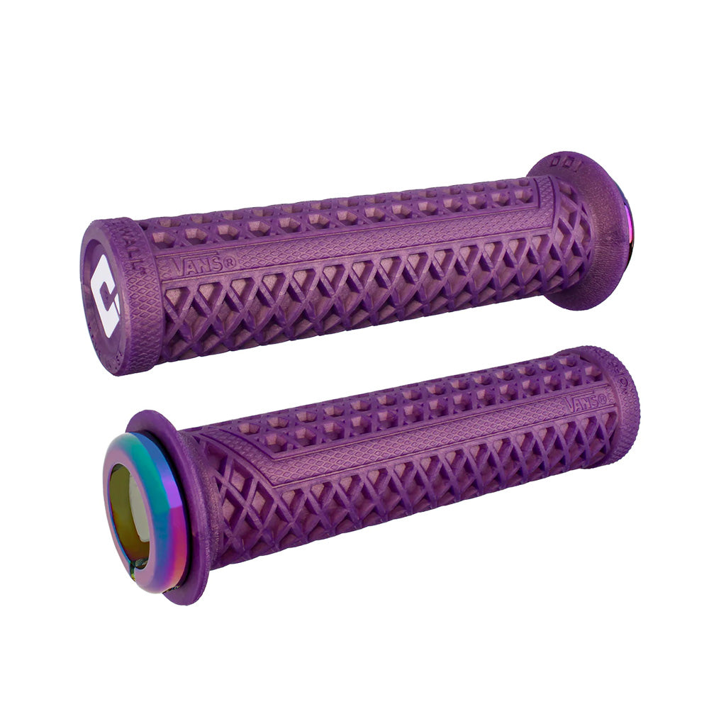 ODI Vans 2.1 Grips - Purple Jet Fuel - Supercross BMX Racing