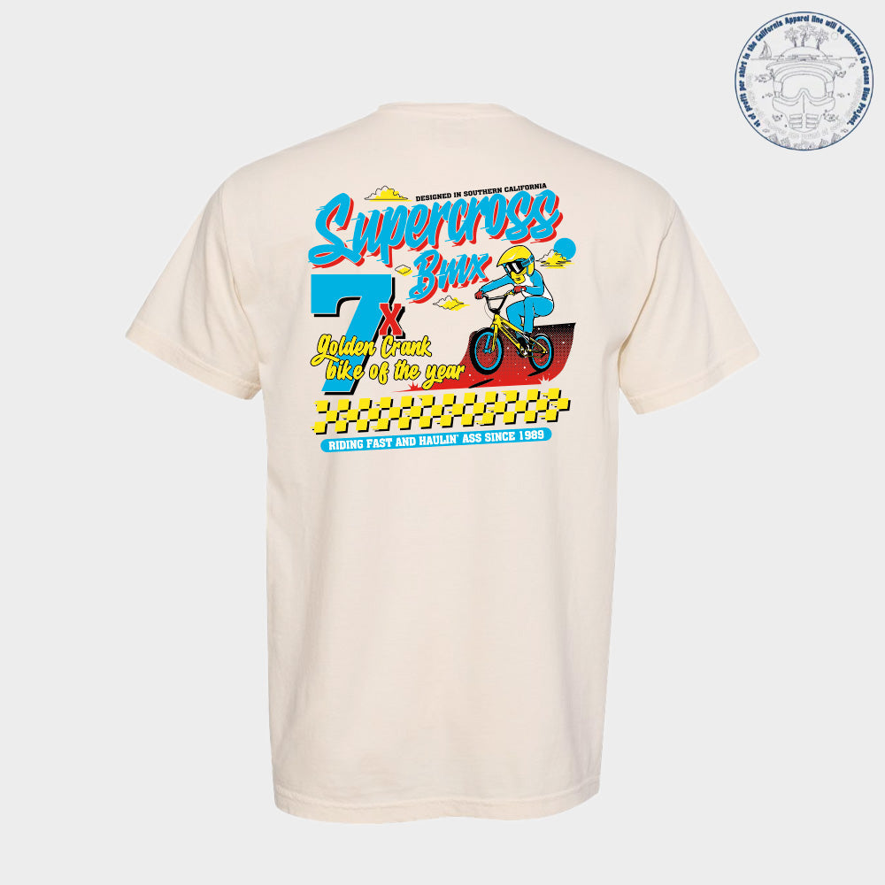 Supercross BMX Apparel - 7 Time Back - Ivory