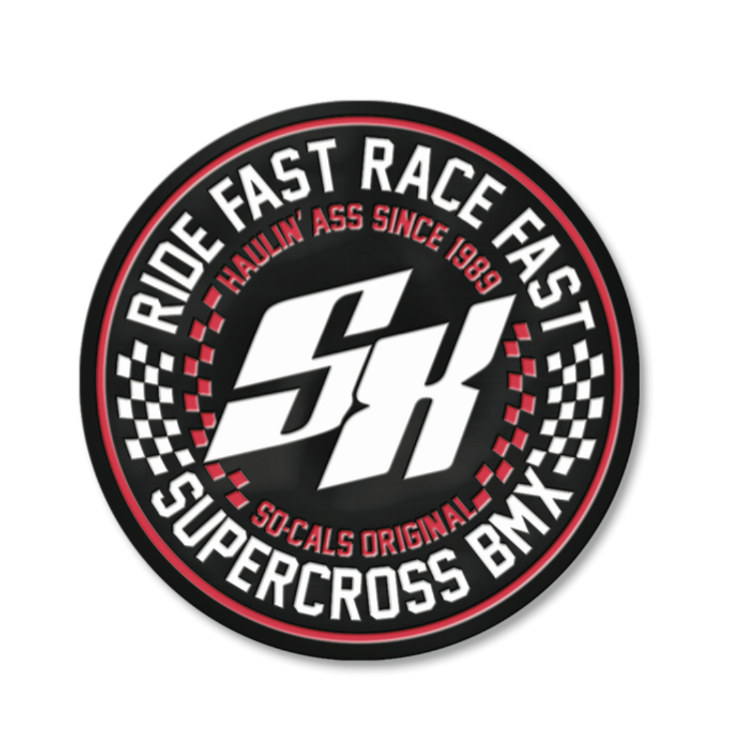 Supercross BMX Apparel - Speedchecks Enamel Pin