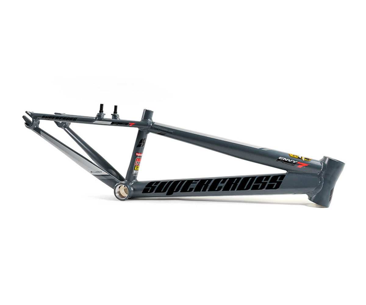 Supercross BMX RS7 Aluminum Race Frame - Matte Grey