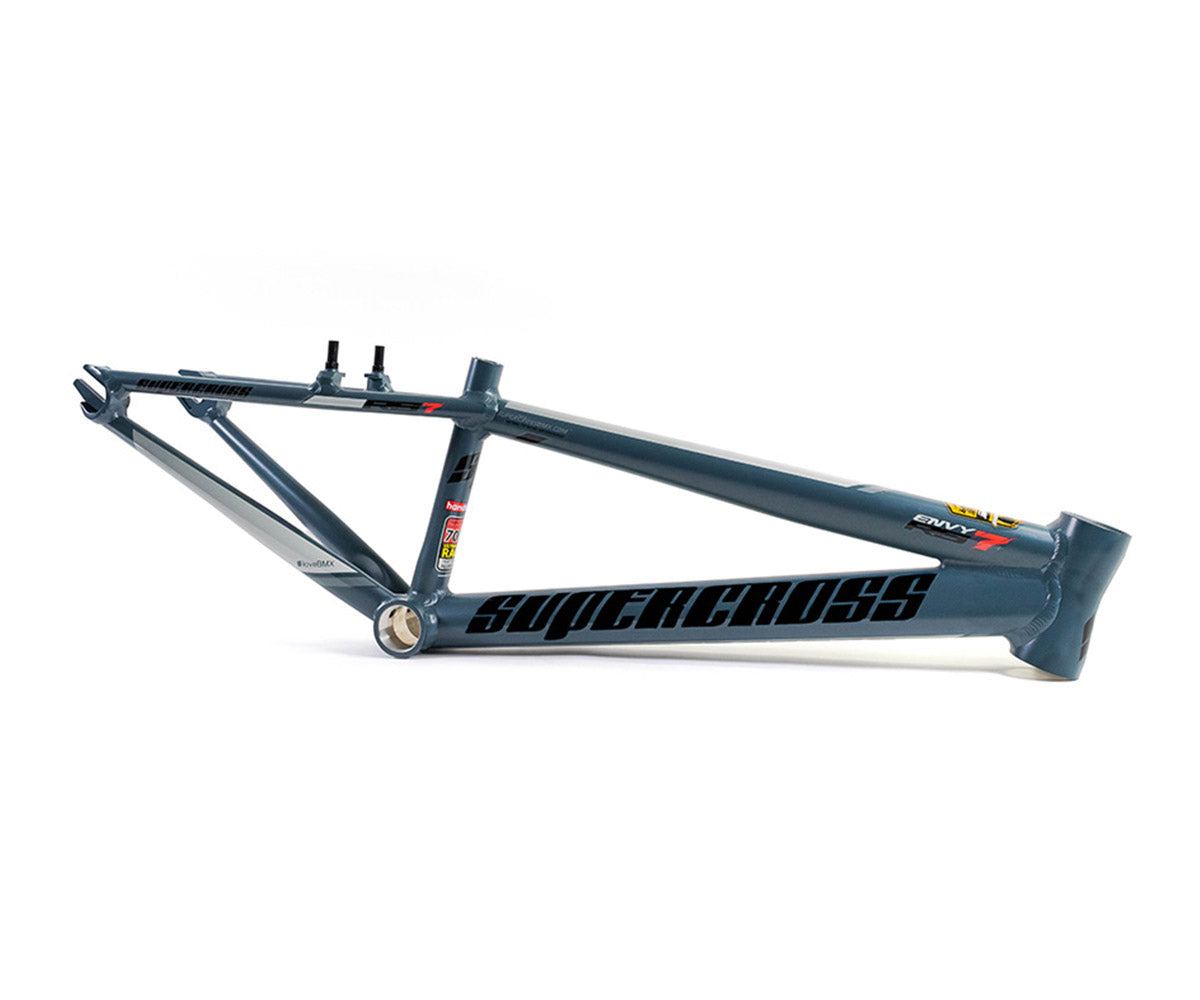 Supercross BMX RS7 Aluminum Racing Frame - Matte Navy Blue