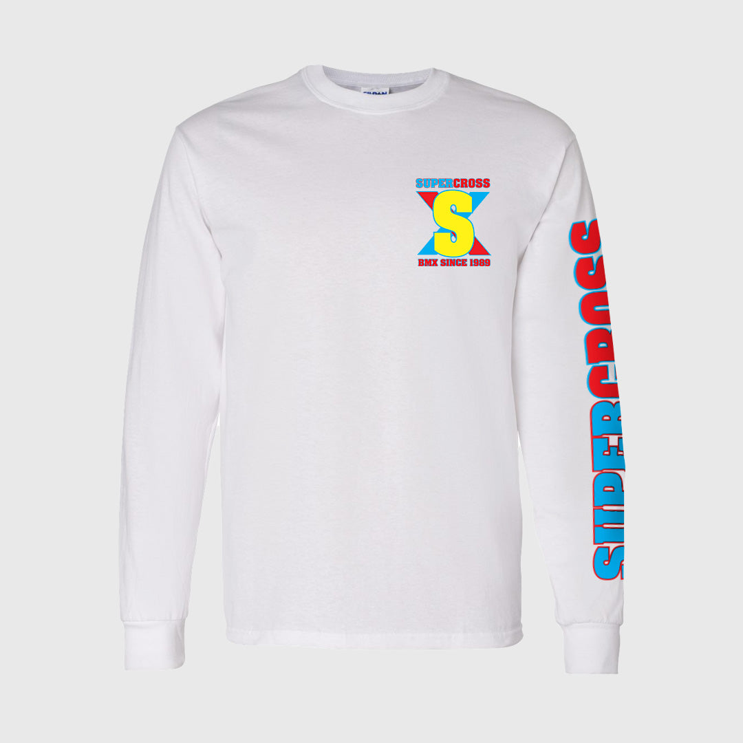 Supercross BMX | Long Sleeve Retro T- Shirt - Supercross BMX