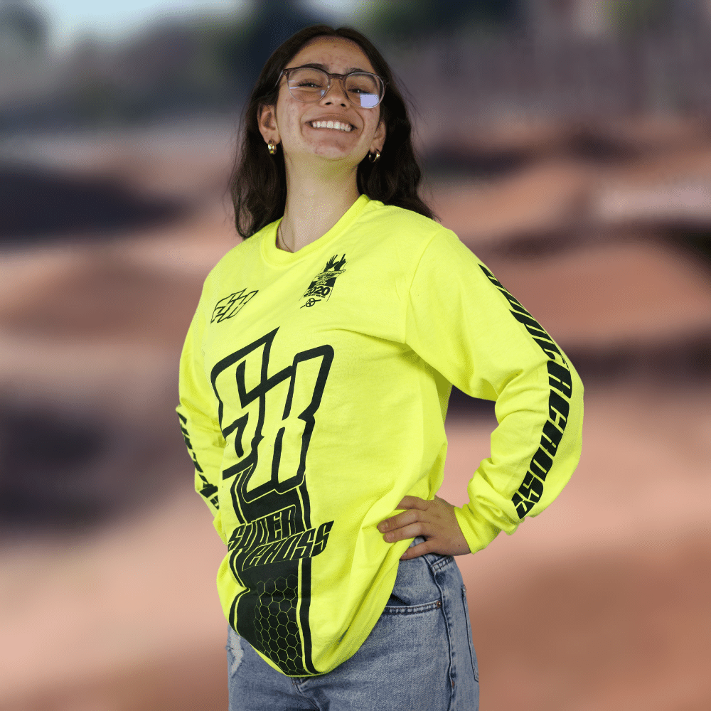 Supercross BMX |  Long Sleeve Practice Jersey Style T-Shirt