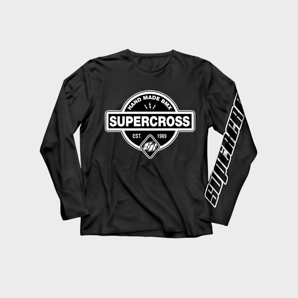 Supercross BMX |  Long Sleeve Hand Made T-Shirt - Supercross BMX