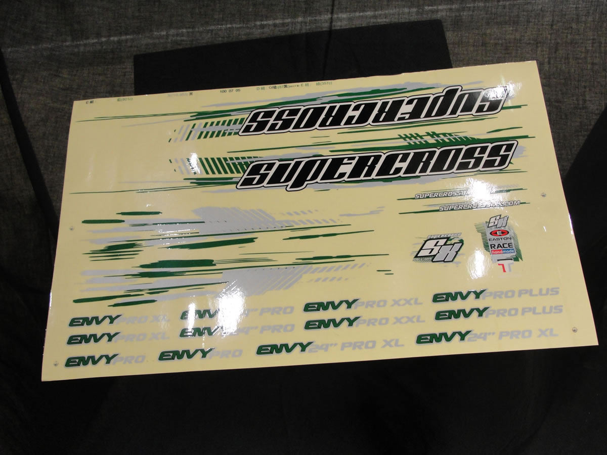 Supercross BMX - 2012 ENVY Decal Kit - Supercross BMX - BMX Racing 