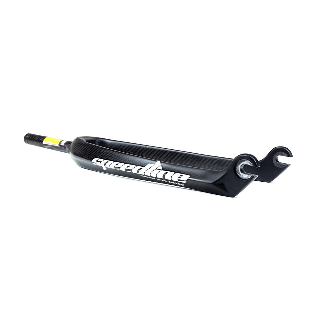 Speedline Parts | Elite Carbon Fiber BMX Junior and Junior Cruiser Race Fork - 3/8" Dropouts - Supercross BMX