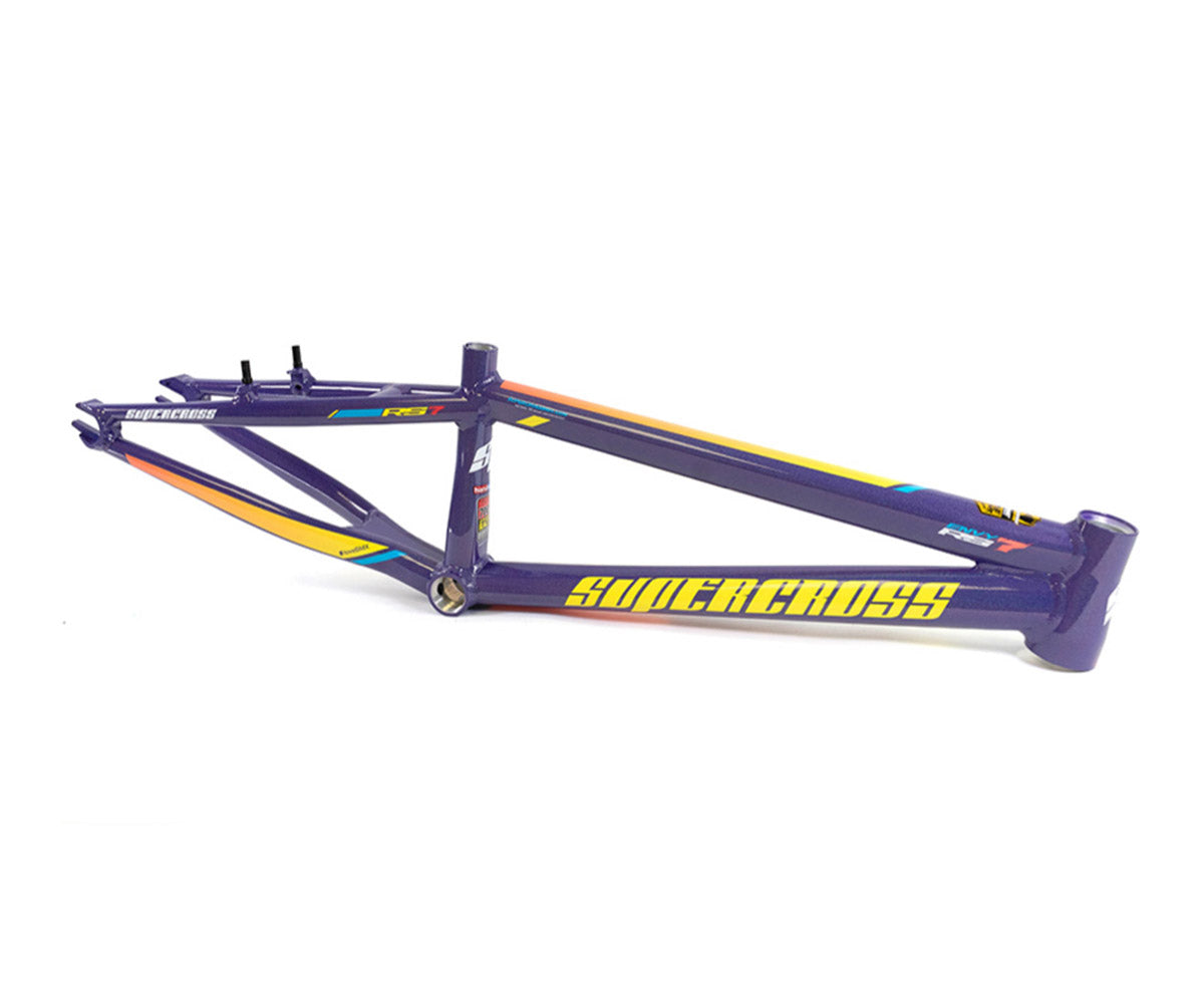 Supercross BMX RS7 Aluminum Racing Frame - Mystic Rainbow